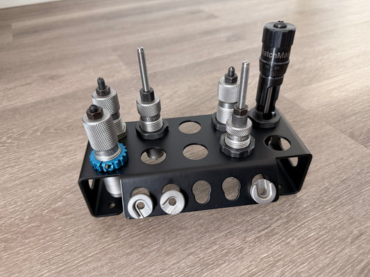 Cyclops Reloading Die Stand for 10 7/8" Dies & 6 Shell Holders - Made in the USA